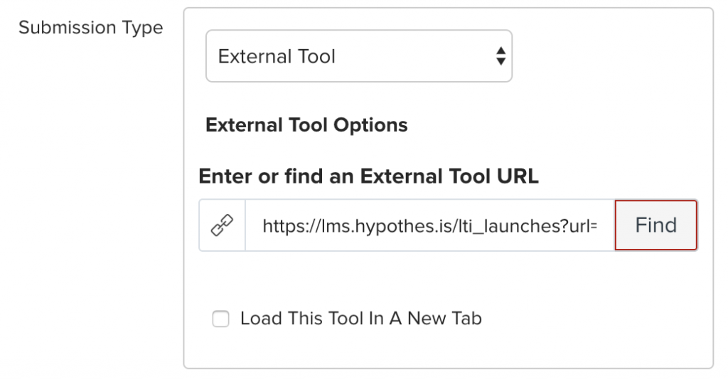 Screenshot of URL ready to be added for annotation using Hypothes.is.